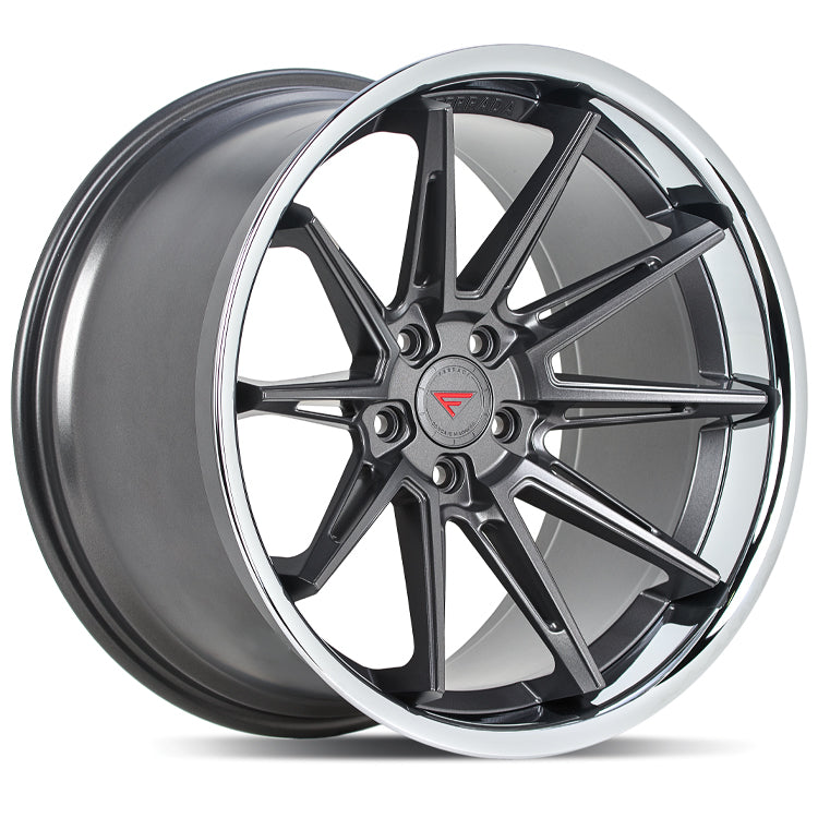 Ferrada CM2 Matte Graphite With Chrome Lip