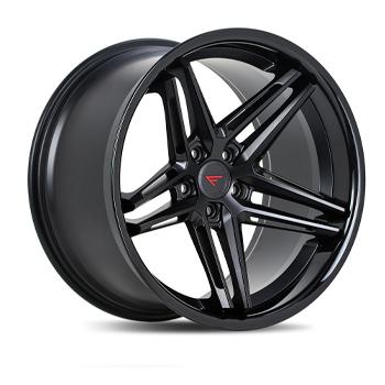 Ferrada CM1 Matte Black with Gloss Black Lip