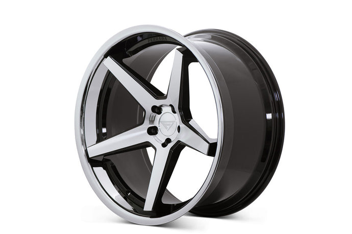Ferrada FR3 Machine Black with Chrome Lip