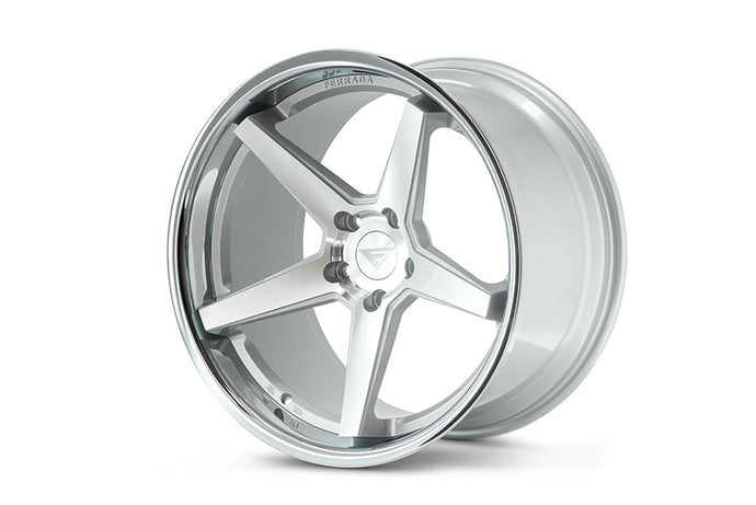 Ferrada FR3 Machine Silver with Chrome Lip